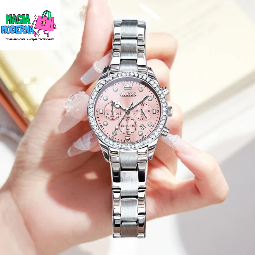 RELOJ DE DAMA - DISEÑO EXCLUSIVO DE LUJO