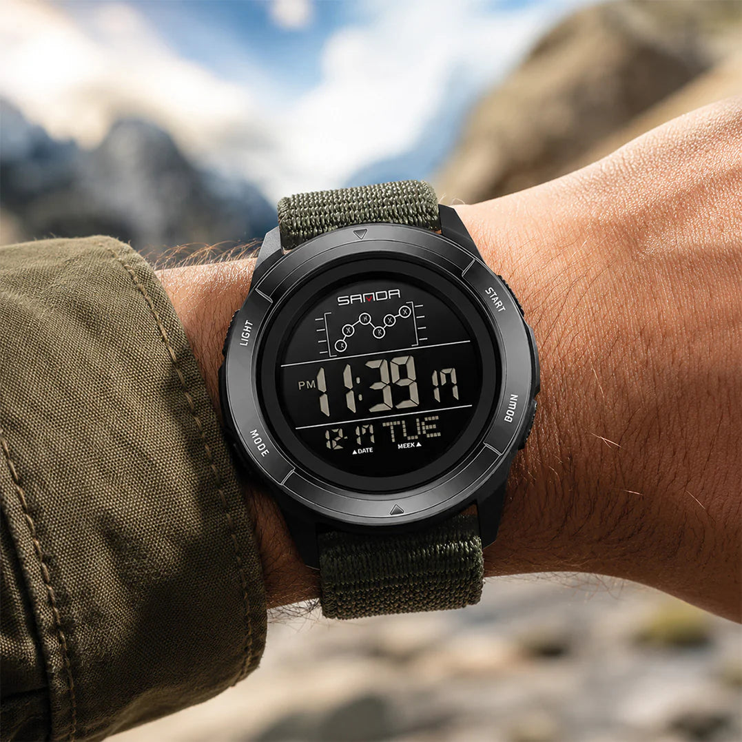 RELOJ TÁCTICO SANDA – PARA HOMBRES QUE NO PASAN DESAPERCIBIDOS