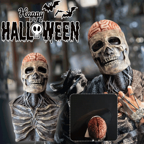MÁSCARA DE CALAVERA REALISTA HALLOWEEN