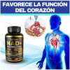 NAD + Resveratrol - Cápsulas de Reparación Celular Antienvejecimiento y Energía Extra (100 Cápsulas)