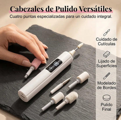Pulidor Eléctrico Profesional para Uñas – Manicura Perfecta, Rápida y Fácil en Casa 💎