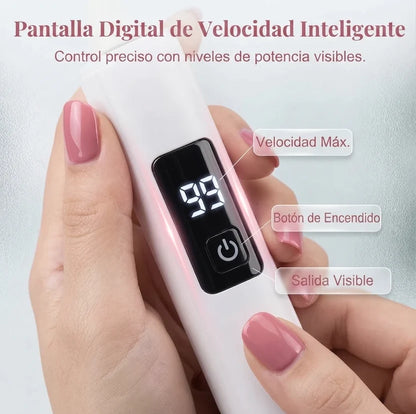Pulidor Eléctrico Profesional para Uñas – Manicura Perfecta, Rápida y Fácil en Casa 💎