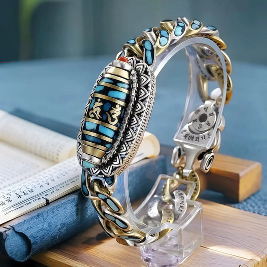 BRAZALETE DZI TIBETANO™ – El Amuleto Ancestral de Protección, Equilibrio y Prosperidad