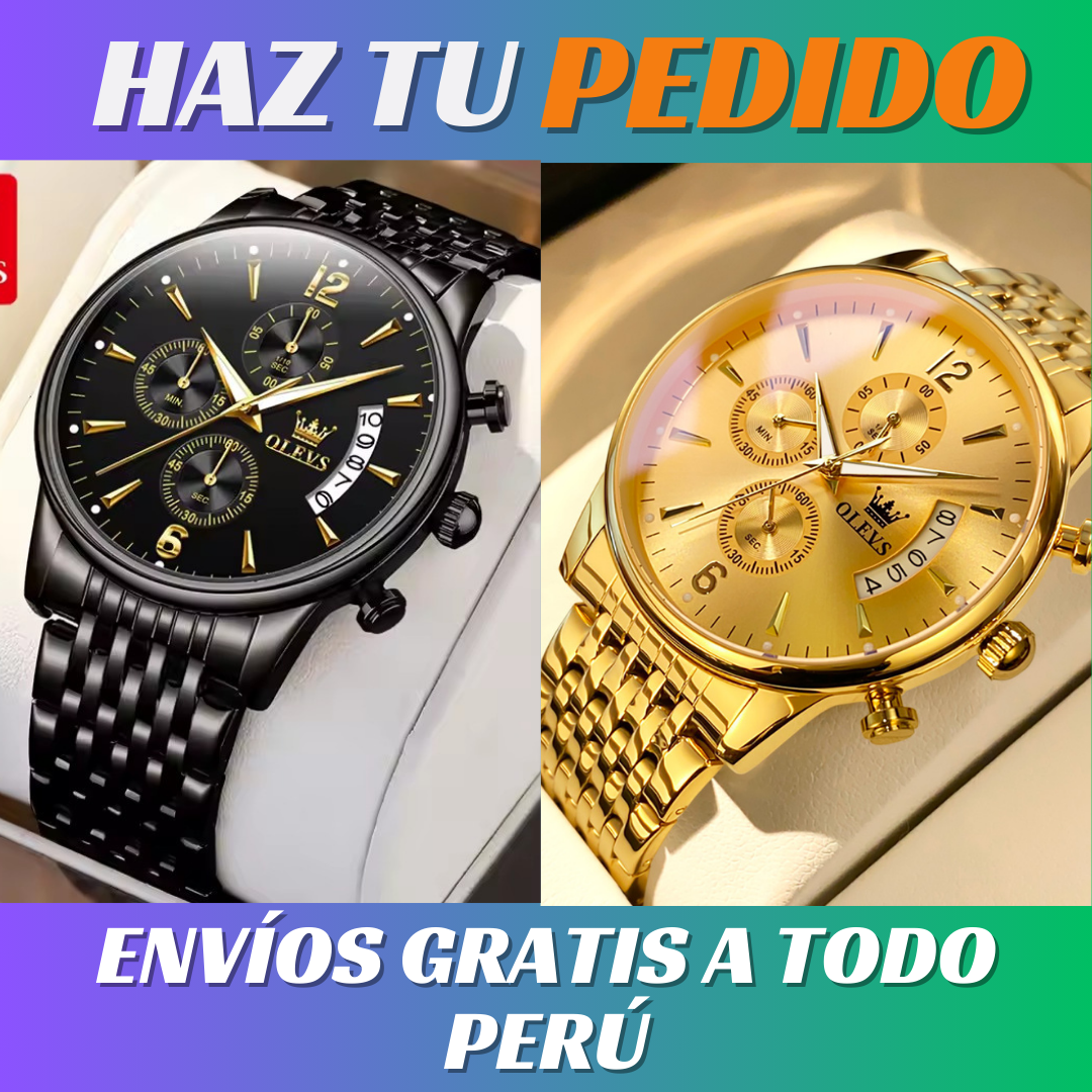 RELOJ OLEVS ¡MARCA EL TIEMPO CON ESTILO!