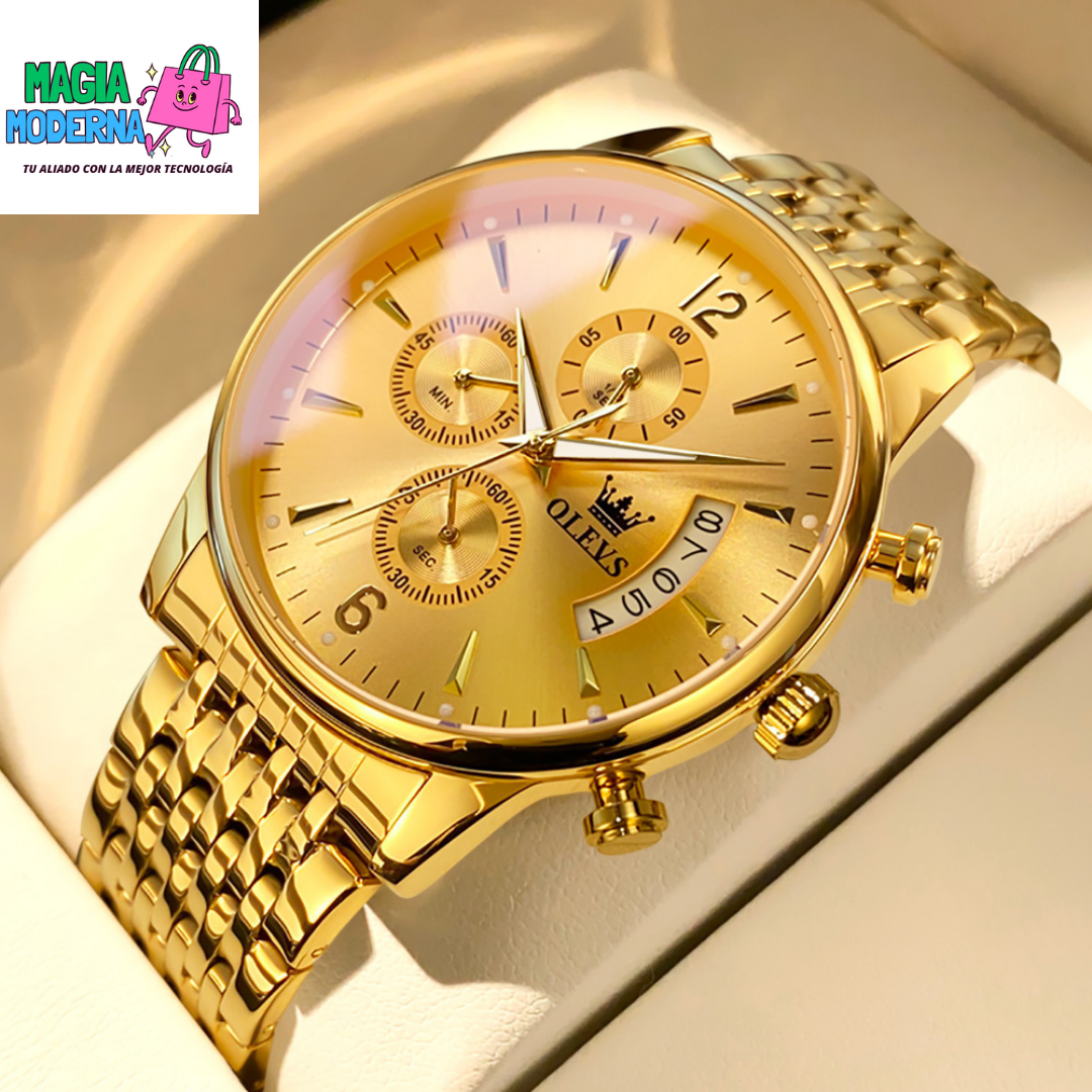 RELOJ OLEVS ¡MARCA EL TIEMPO CON ESTILO!
