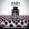 NAD + Resveratrol - Cápsulas de Reparación Celular Antienvejecimiento y Energía Extra (100 Cápsulas)