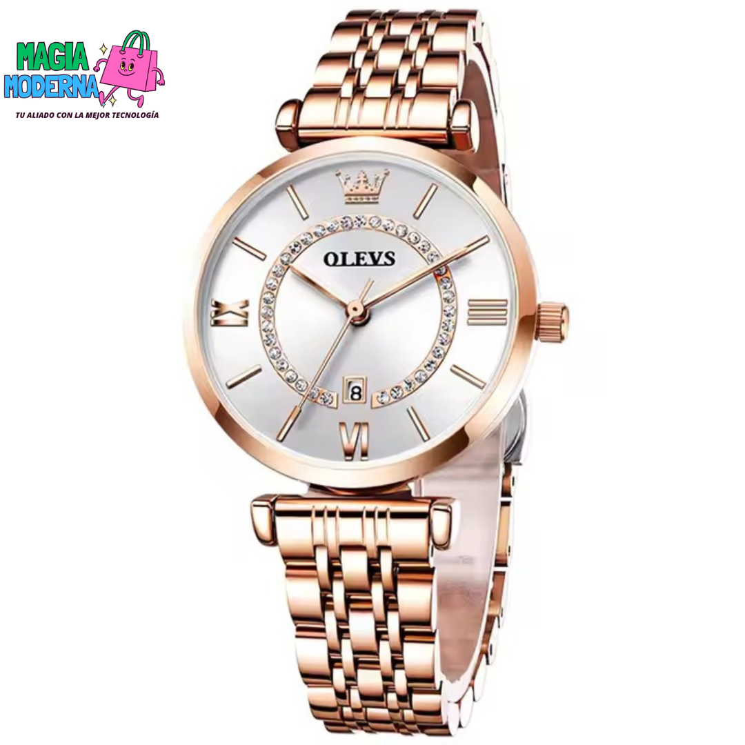 RELOJ OLEVS EXCLUSIVO PARA DAMAS, ESTILO ÚNICO