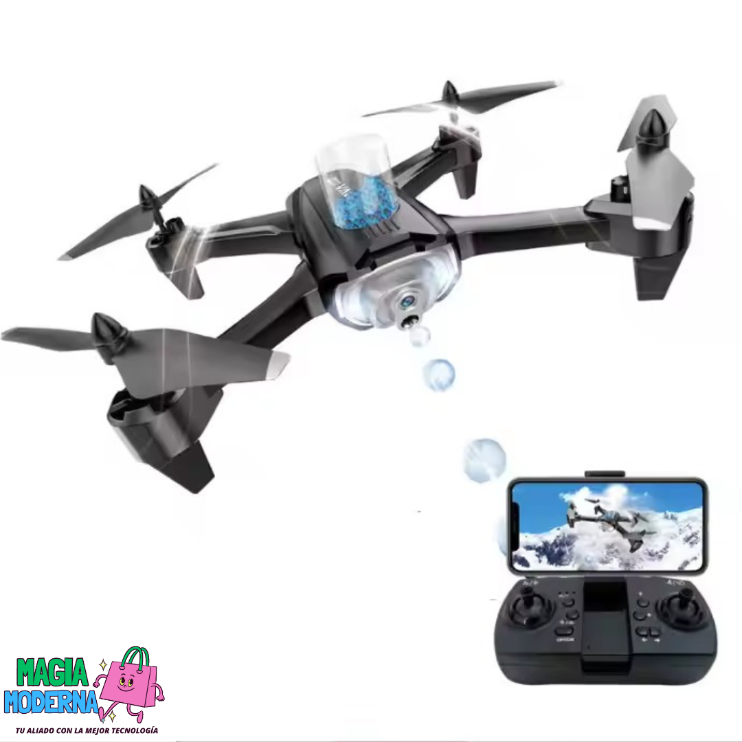 DRONE DISPARA HIDROGEL CON CAMARA FHD