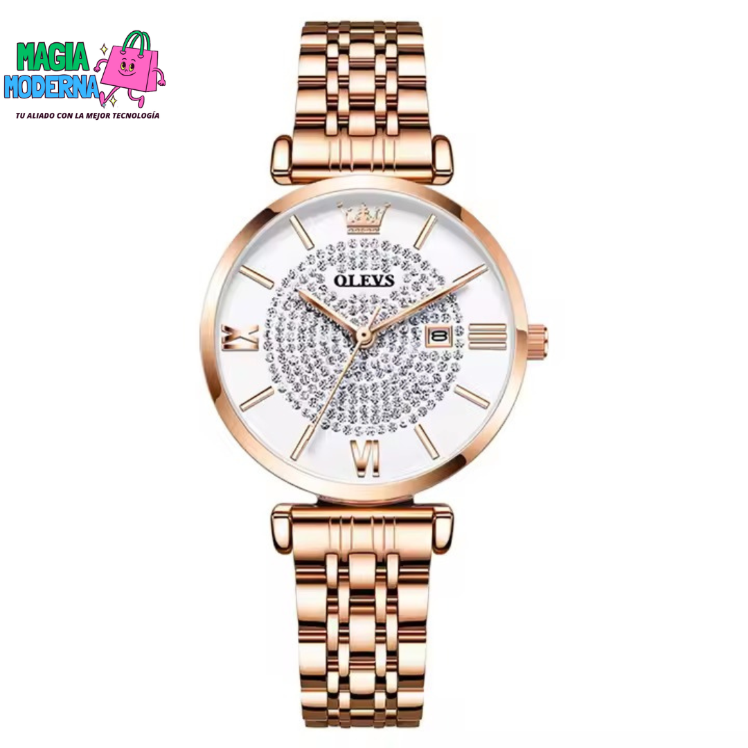 RELOJ OLEVS EXCLUSIVO PARA DAMAS, ESTILO ÚNICO