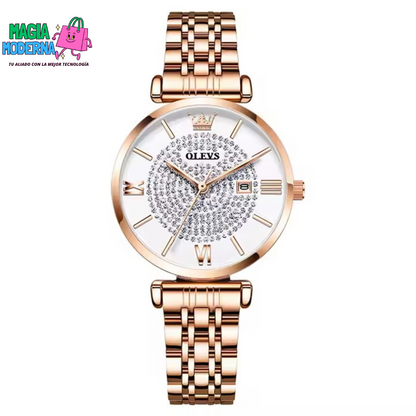 RELOJ OLEVS EXCLUSIVO PARA DAMAS, ESTILO ÚNICO