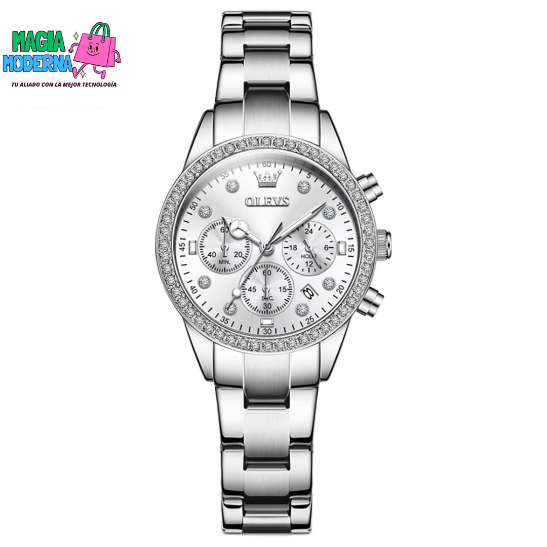 RELOJ DE DAMA - DISEÑO EXCLUSIVO DE LUJO