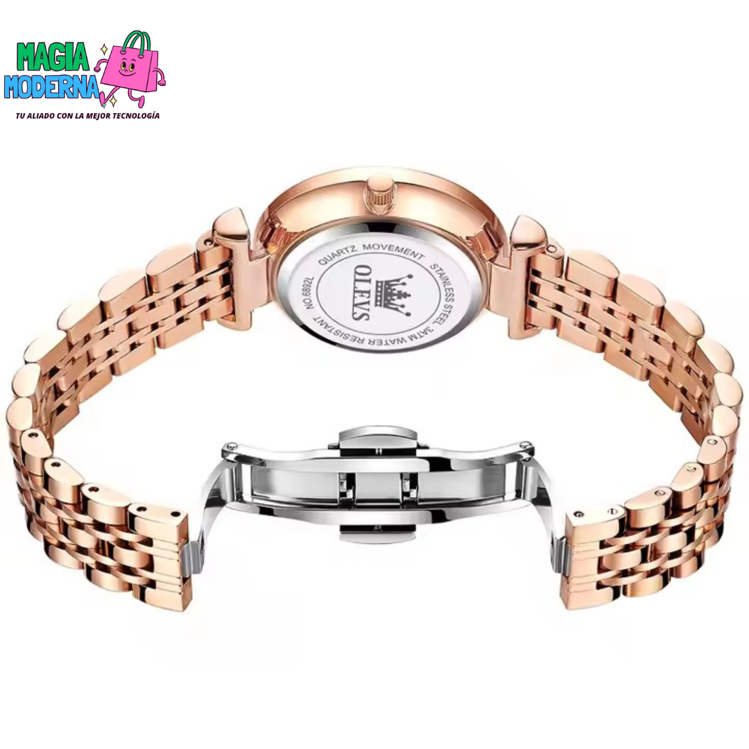 RELOJ OLEVS EXCLUSIVO PARA DAMAS, ESTILO ÚNICO