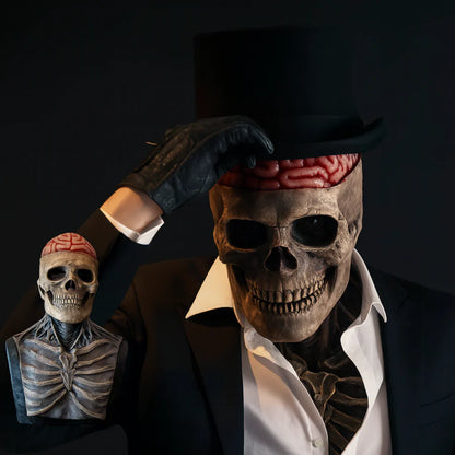 MÁSCARA DE CALAVERA REALISTA HALLOWEEN