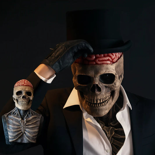 MÁSCARA DE CALAVERA REALISTA HALLOWEEN