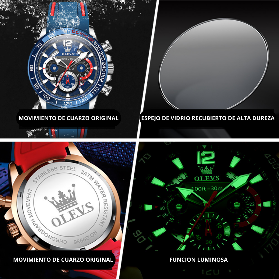 RELOJ DEPORTIVO OLEVS - ESTILO Y PERSONALIDAD