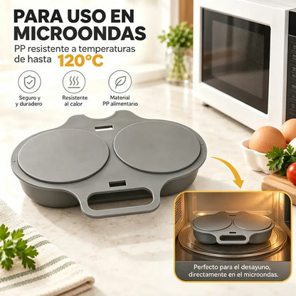 🍳Escalfador de Huevos🥚🥚 para Microondas