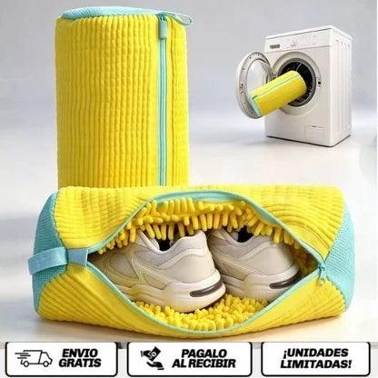 SHOEGUARD™ La Funda Protectora Que Te Permite Lavar Tus Zapatos En La Lavadora Sin Complicaciones.
