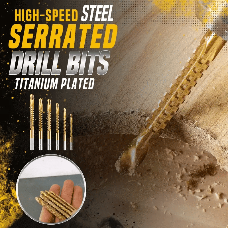 TITANDRILL PRO™ ⚙️ 6 Brocas En 1 Para Perforar, Ampliar  Con Precisión.