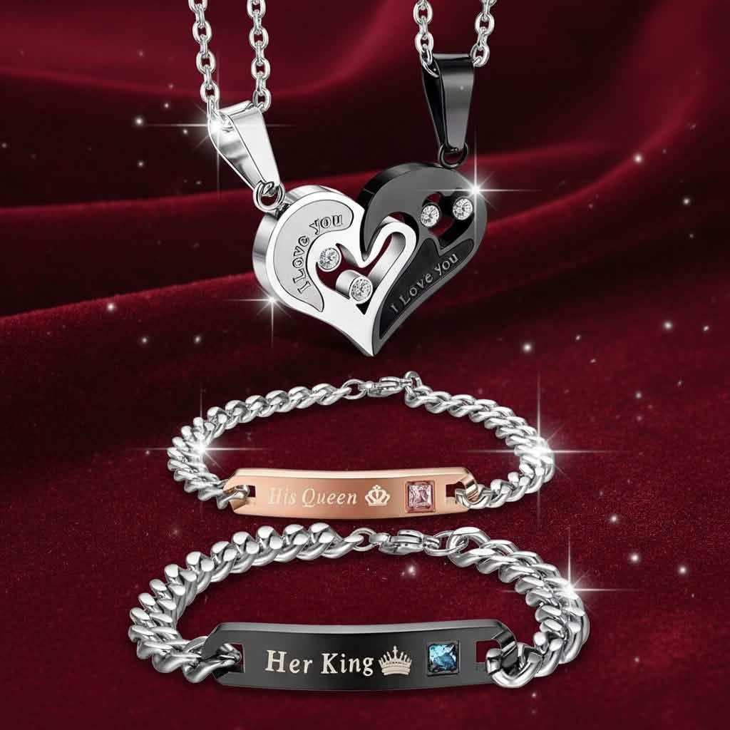 CORAZON DE AMOR + PULSERAS