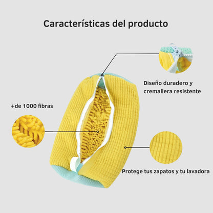 SHOEGUARD™ La Funda Protectora Que Te Permite Lavar Tus Zapatos En La Lavadora Sin Complicaciones.