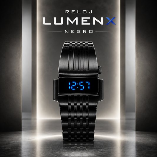 RELOJ LUMENX NEGRO