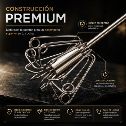 BATIDOR TURBO DE ACERO INOXIDABLE MULTIFUNCIONAL
