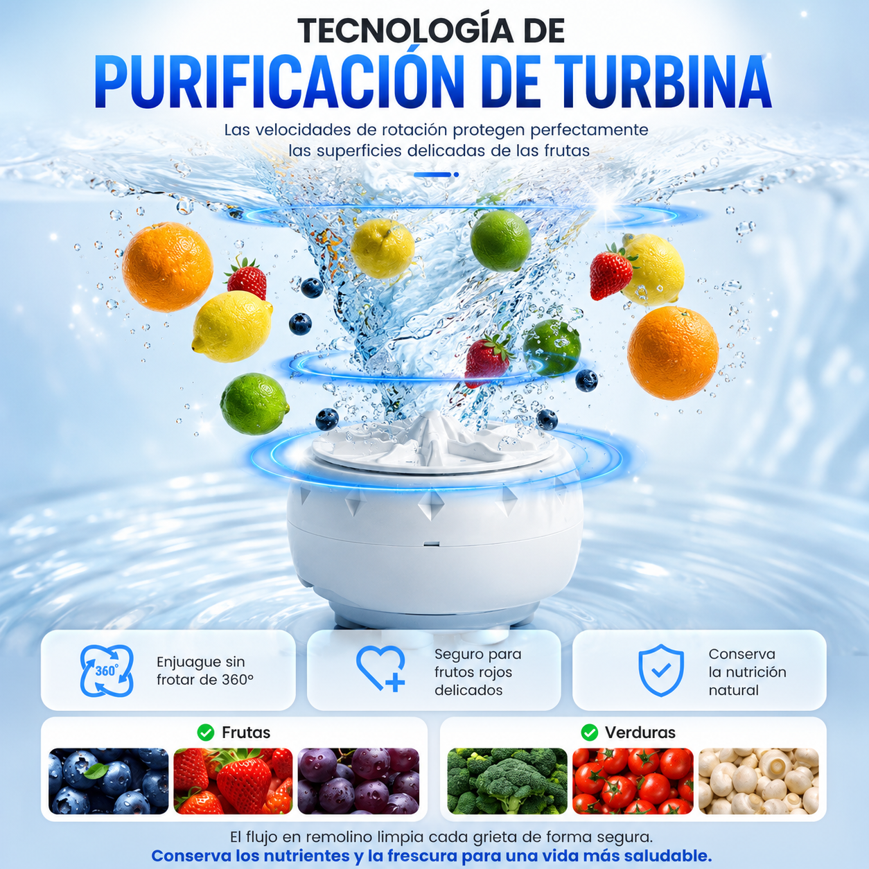 PURIFICADOR DE FRUTAS Y VERDURAS