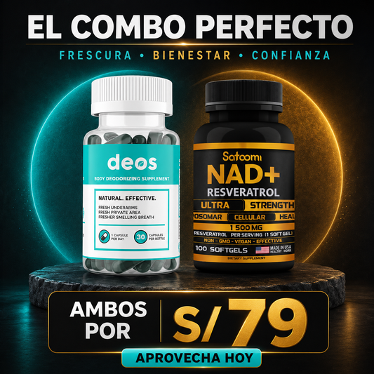 SUPER PROMO DEOS Y NAD+RESVERATROL