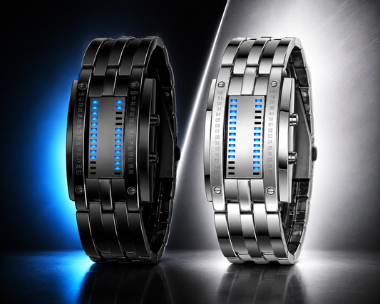 RELOJ BINARIO FUTURISTA