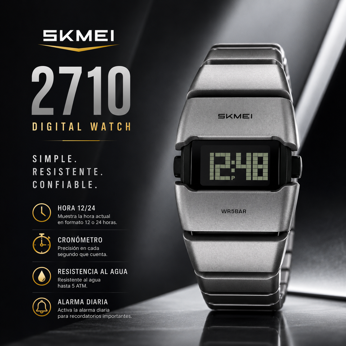 RELOJ DEPORTIVO DIGITAL SKMEI 2710