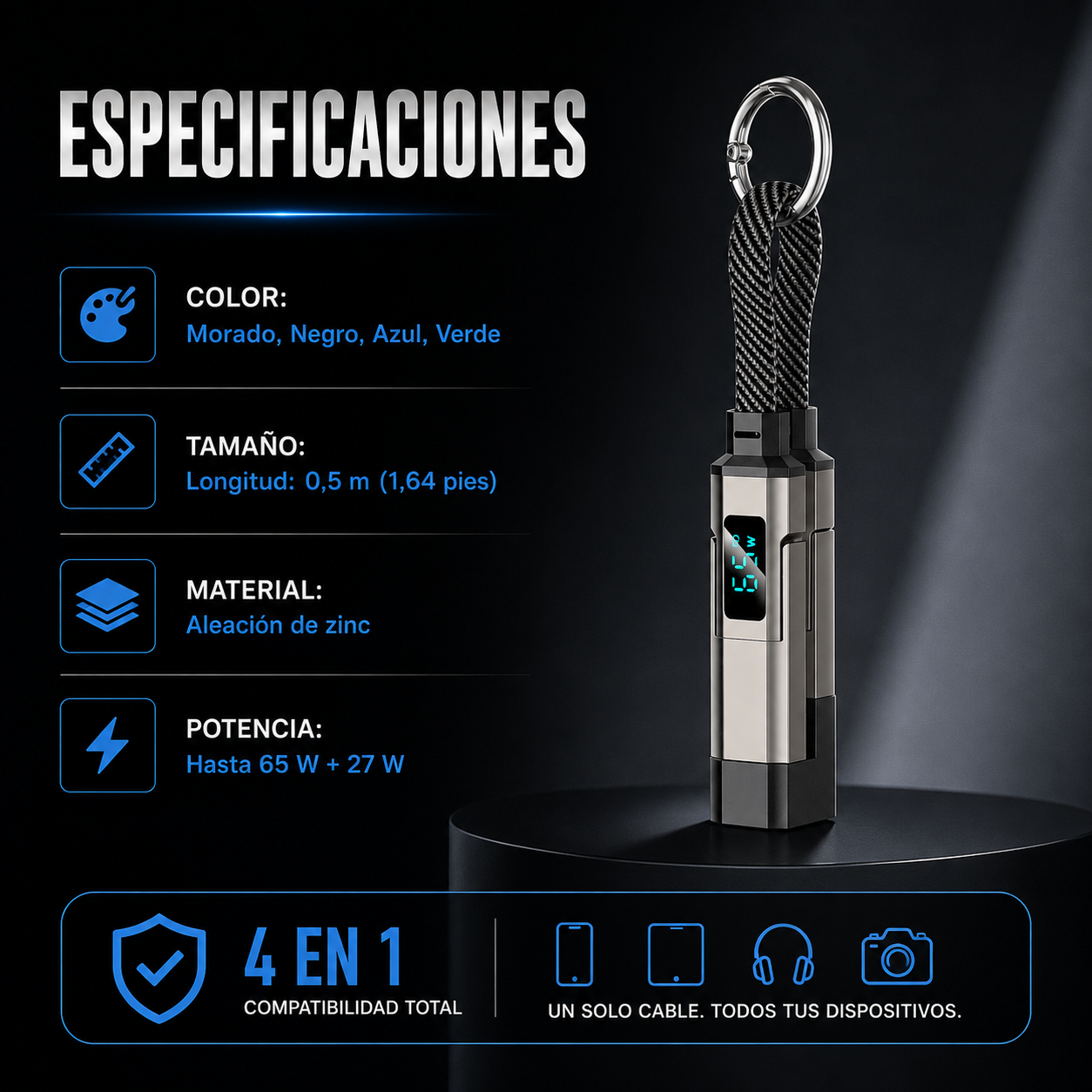 CABLE UNIVERSAL 4 EN 1