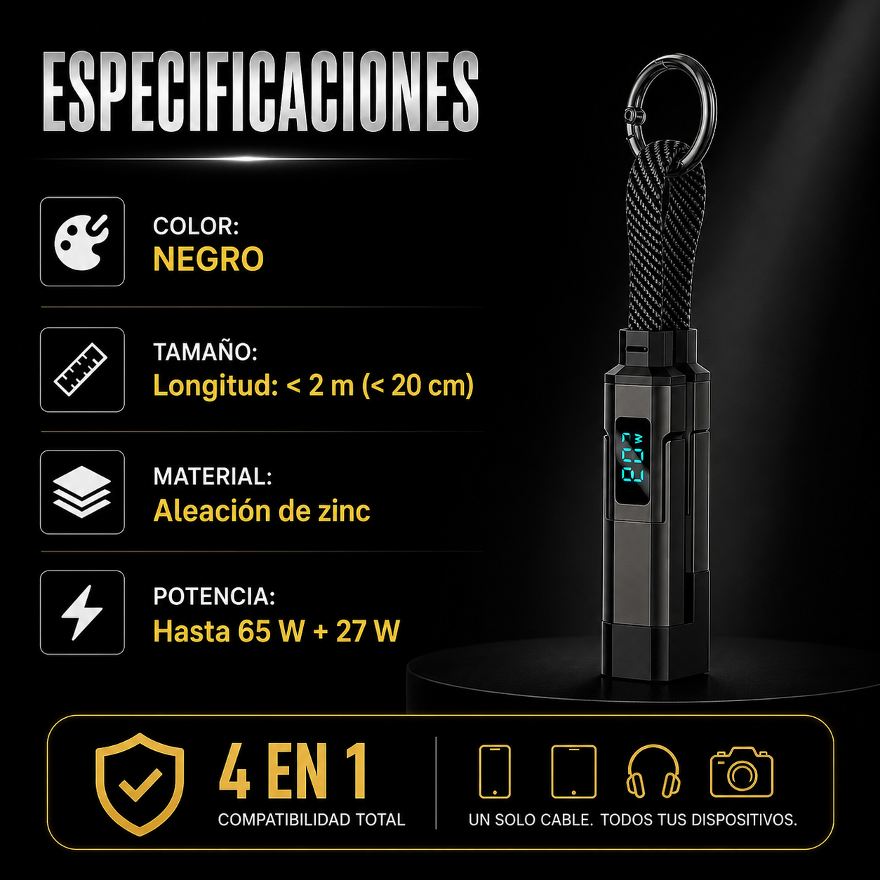 CABLE UNIVERSAL 4 EN 1