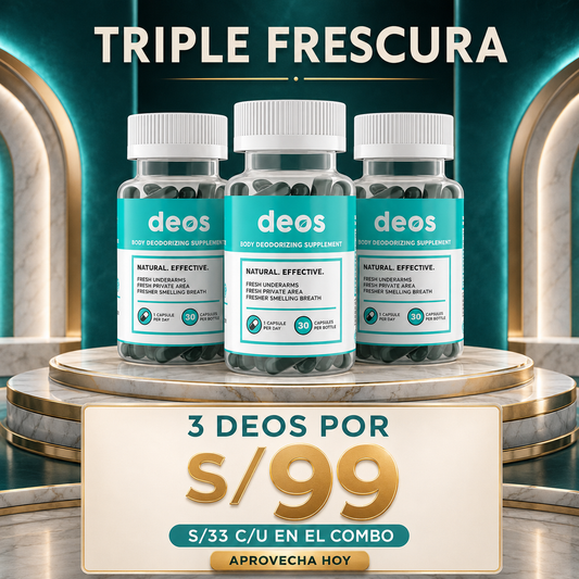 COMBO DEOS X3 | Suplemento Desodorizante
