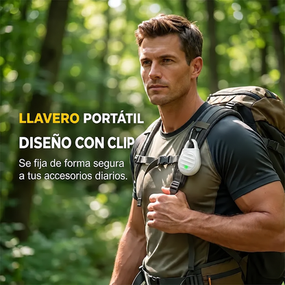 Llavero repelente ultrasónico portátil para aves