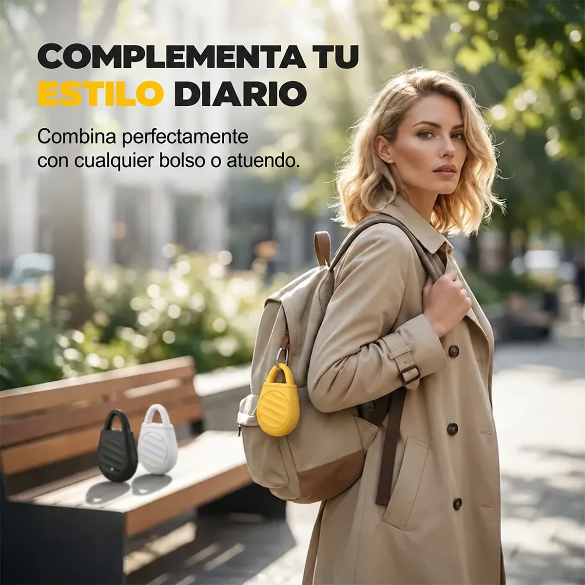 Llavero repelente ultrasónico portátil para aves