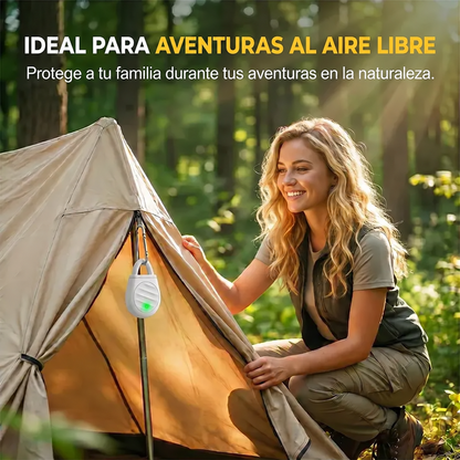 Llavero repelente ultrasónico portátil para aves