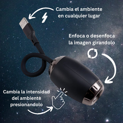 PROYECTOR DE GALAXIA: CREA UN AMBIENTE RELAJANTE EN SEGUNDOS
