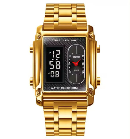 RELOJ SKMEI DUAL — FUTURISMO DIGITAL QUE IMPONE PRESENCIA
