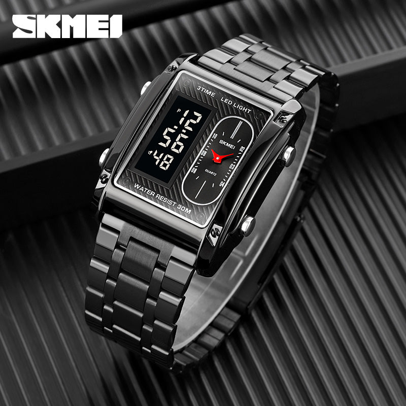 RELOJ SKMEI DUAL — FUTURISMO DIGITAL QUE IMPONE PRESENCIA