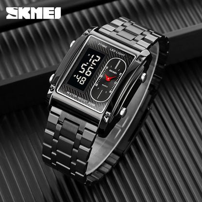 RELOJ SKMEI DUAL — FUTURISMO DIGITAL QUE IMPONE PRESENCIA