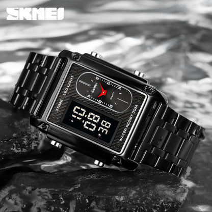 RELOJ SKMEI DUAL — FUTURISMO DIGITAL QUE IMPONE PRESENCIA