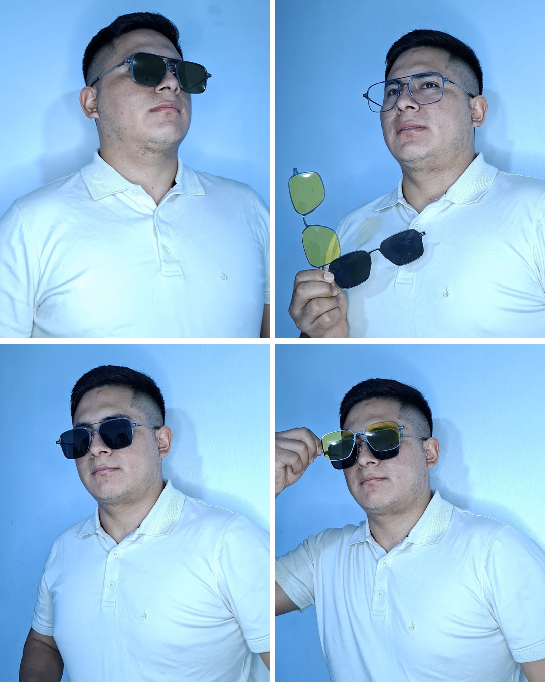 GAFA DE TITANIO MAGNETICOS 3 EN 1 - UNISEX