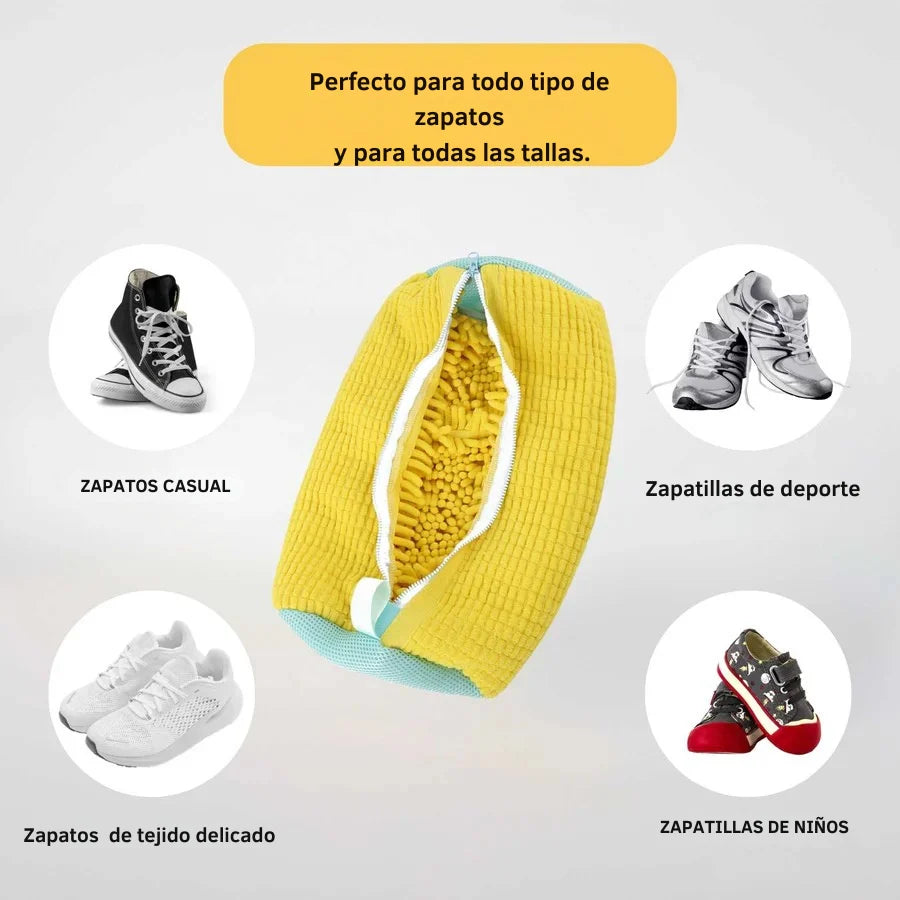SHOEGUARD™ La Funda Protectora Que Te Permite Lavar Tus Zapatos En La Lavadora Sin Complicaciones.