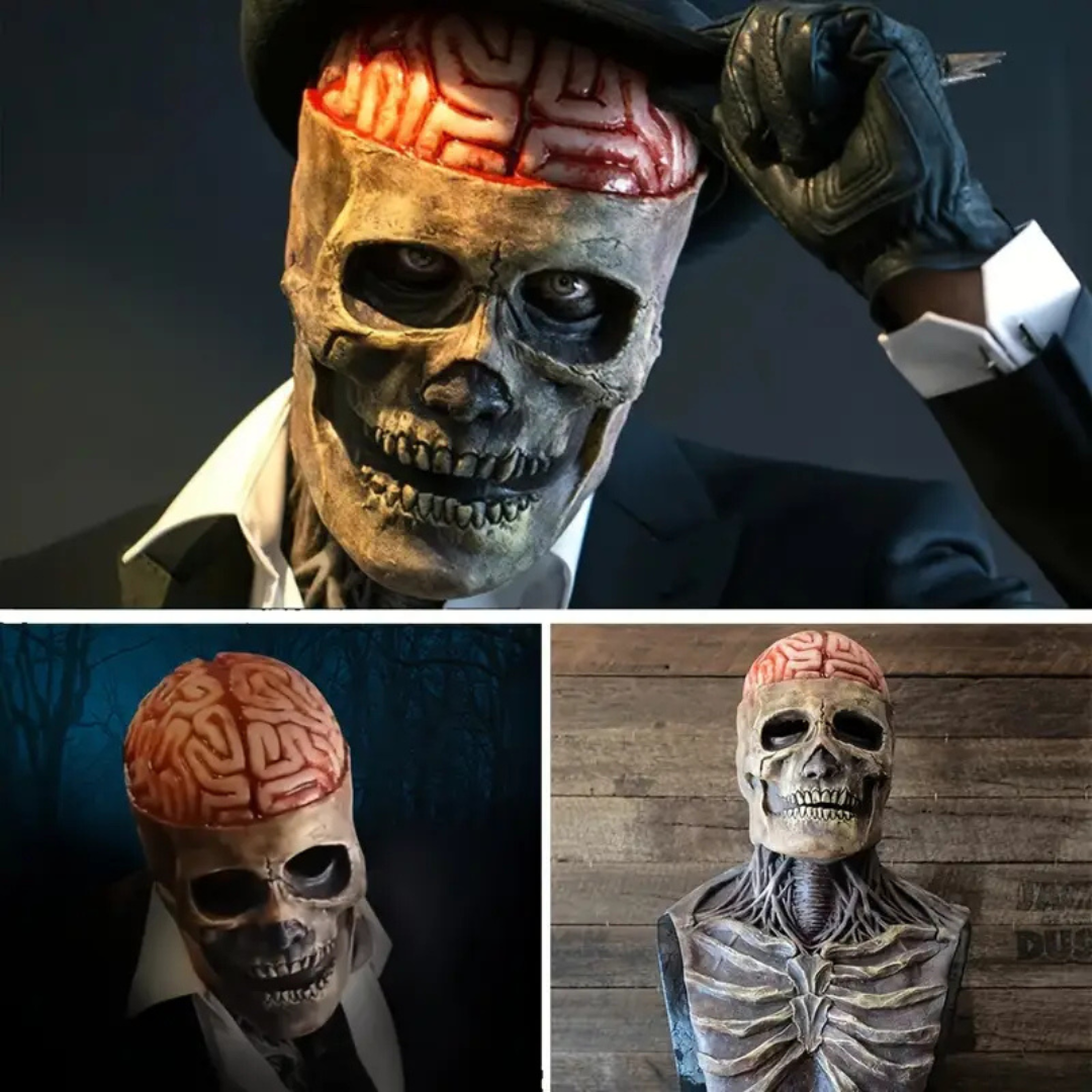 MÁSCARA DE CALAVERA REALISTA HALLOWEEN