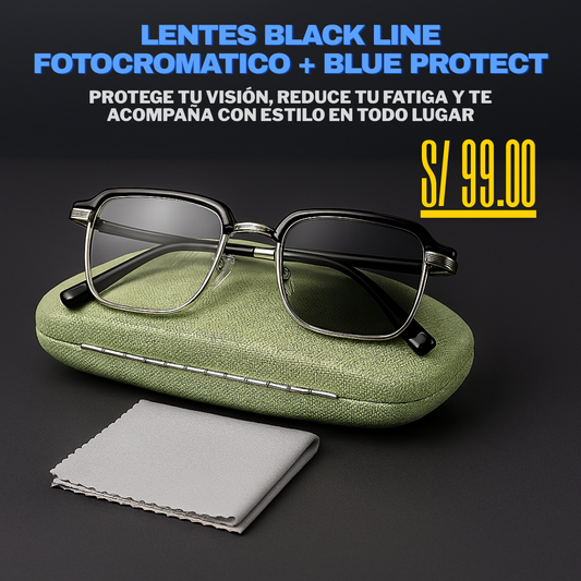 LENTES BLACK LINE FOTOCROMATICO - UNISEX