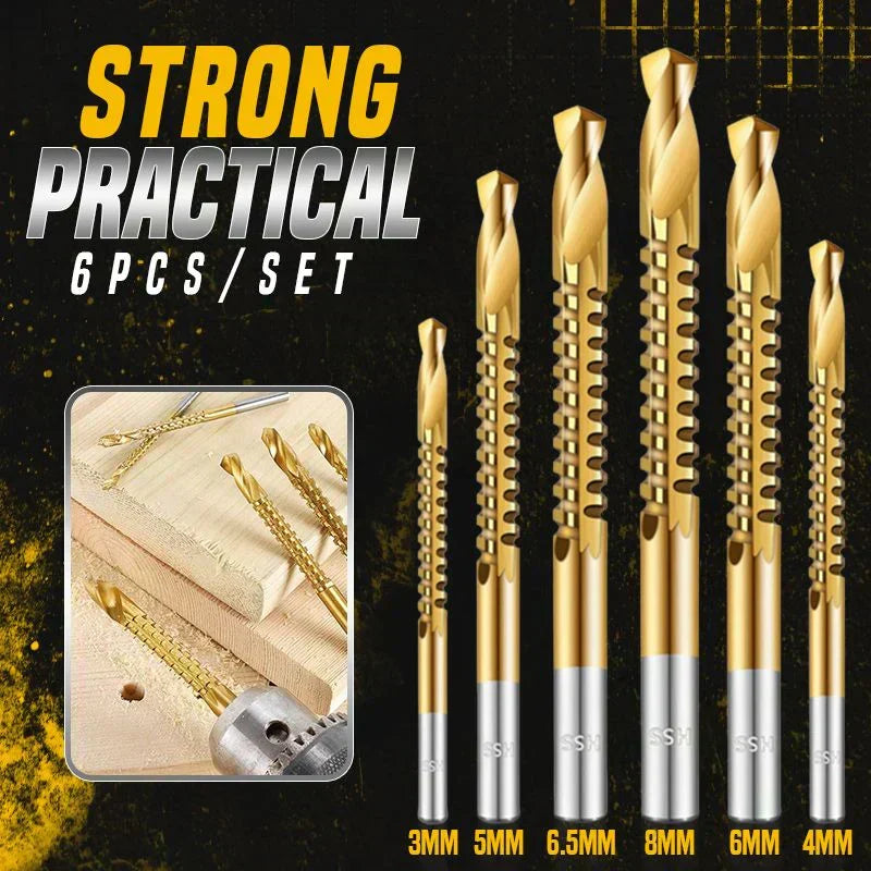 TITANDRILL PRO™ ⚙️ 6 Brocas En 1 Para Perforar, Ampliar  Con Precisión.