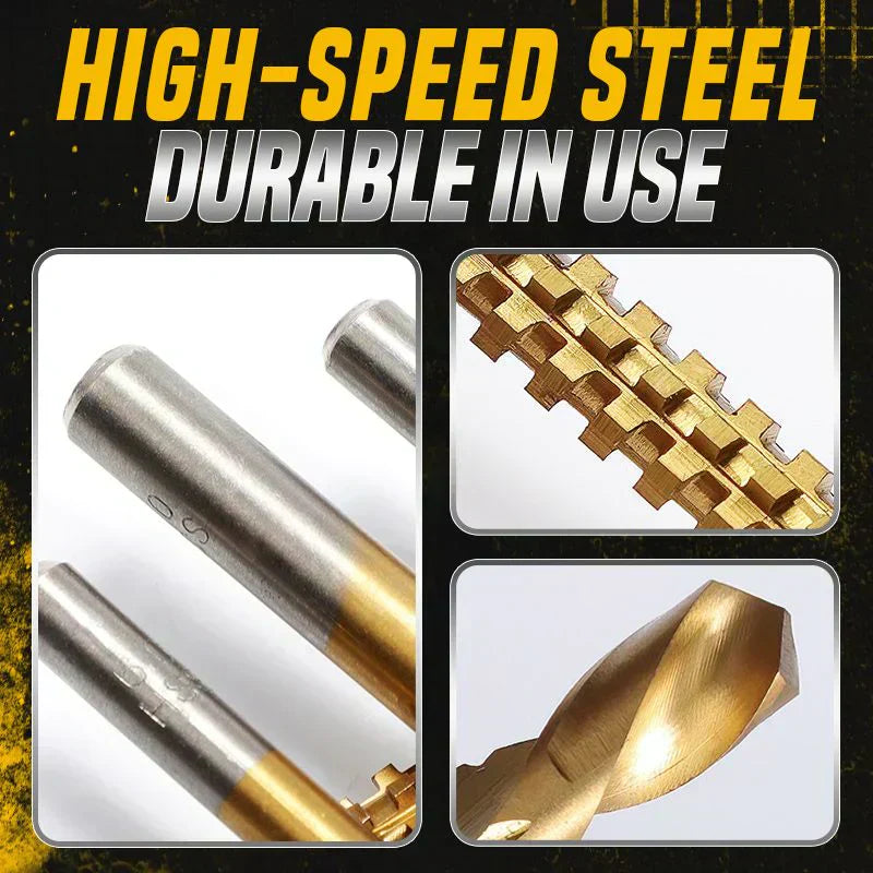 TITANDRILL PRO™ ⚙️ 6 Brocas En 1 Para Perforar, Ampliar  Con Precisión.