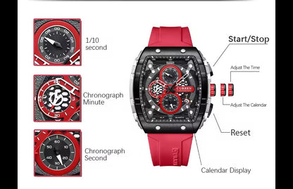 ¡Descubre el Reloj de Cuarzo para Hombre CURREN!