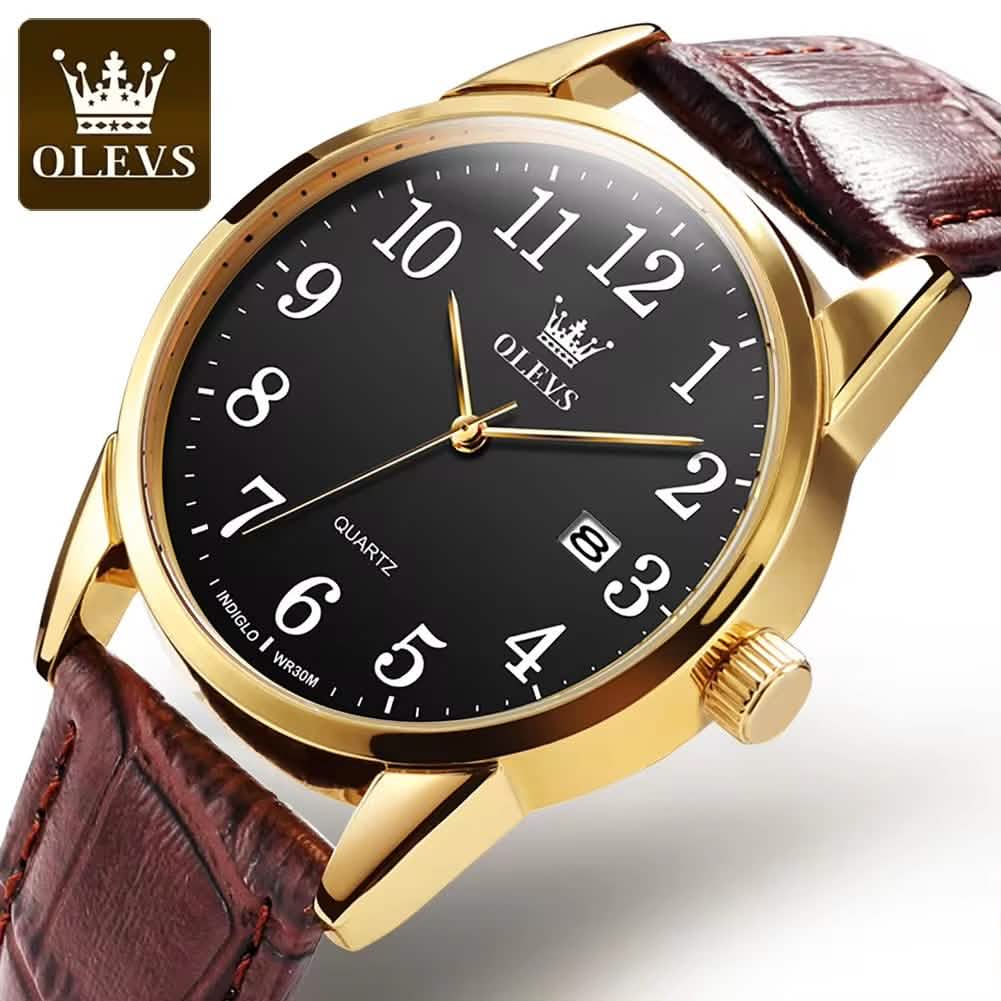 RELOJ DE CUERO GENUINO CASUAL PARA MUJER⌚