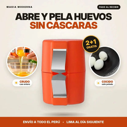 Abridor de Huevos 2 en 1 – Crudo y Cocido | 2+1 GRATIS
